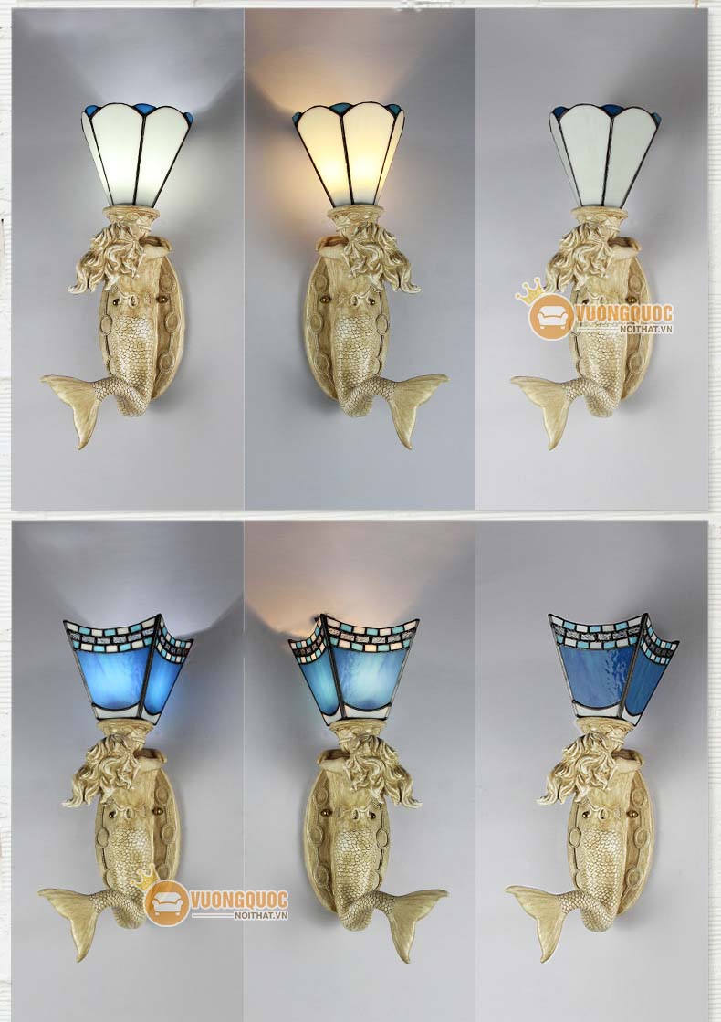 Đèn tường hình người cá trang trí hành lang yb307-7